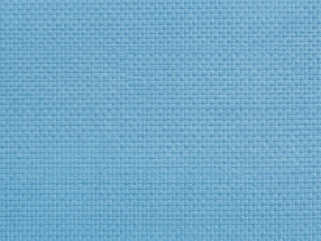 Superficie continua de liner azul claro, con la textura satinada de la lámina de PVC llenando el encuadre. Recreación generada por ordenador, no es una fotografía.
